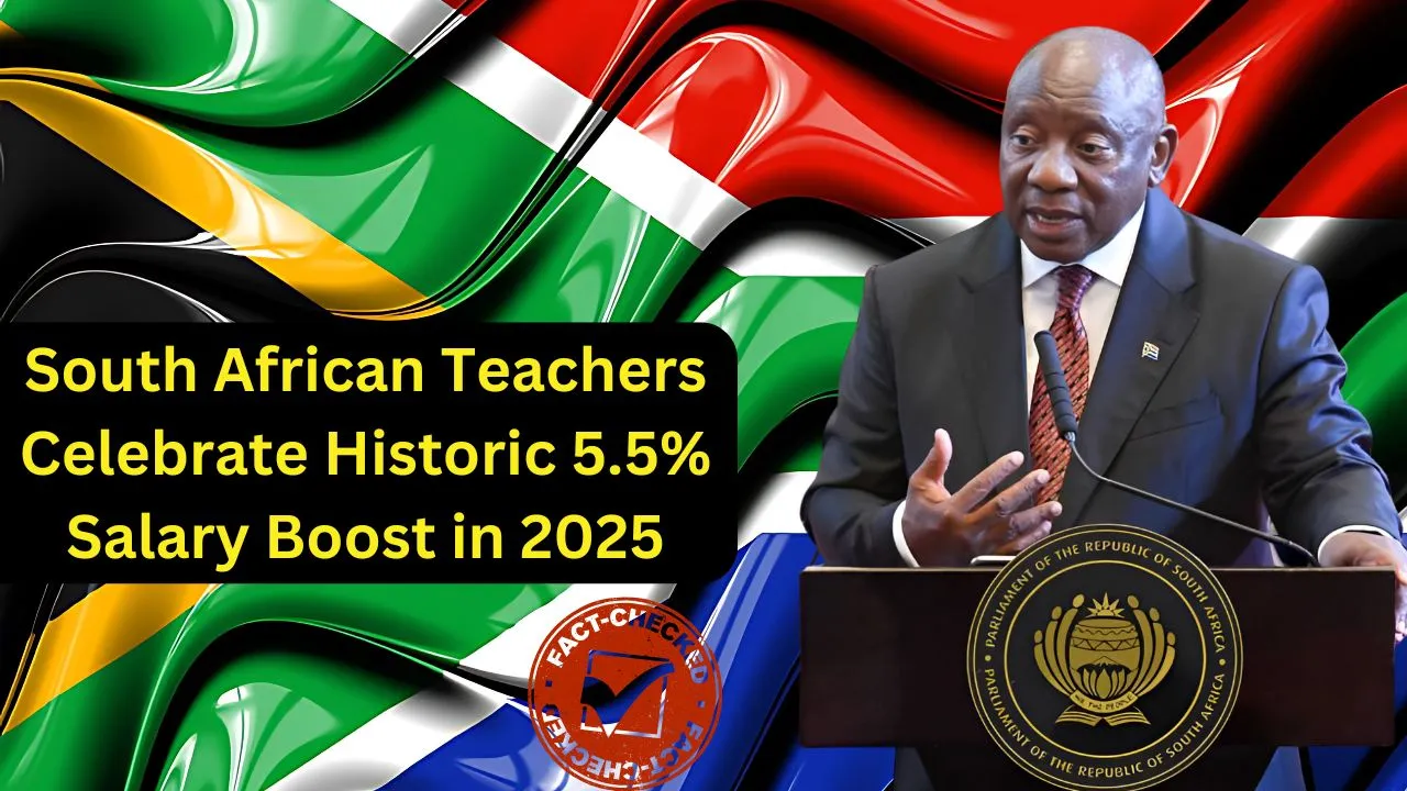 South African Teachers Celebrate Historic 5.5% Salary Boost in 2025
