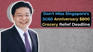 Urgent Don't Miss Singapore's SG60 Anniversary $800 Grocery Relief Deadline